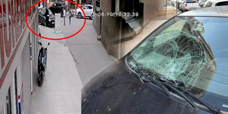 6 Yaşındaki Elif'in Korkunç Düşüşü! Otomobilin Üzerine Çakıldı