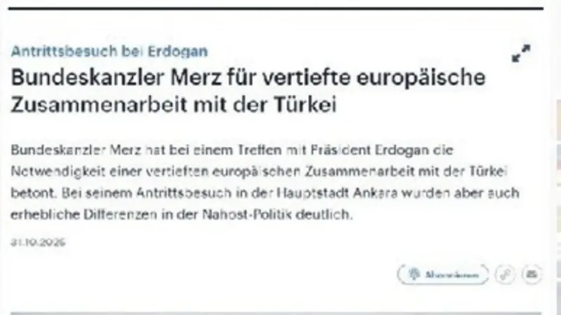 Alman Basınından Şok İddia: Almanya Türkiye'ye Muhtaç mı?