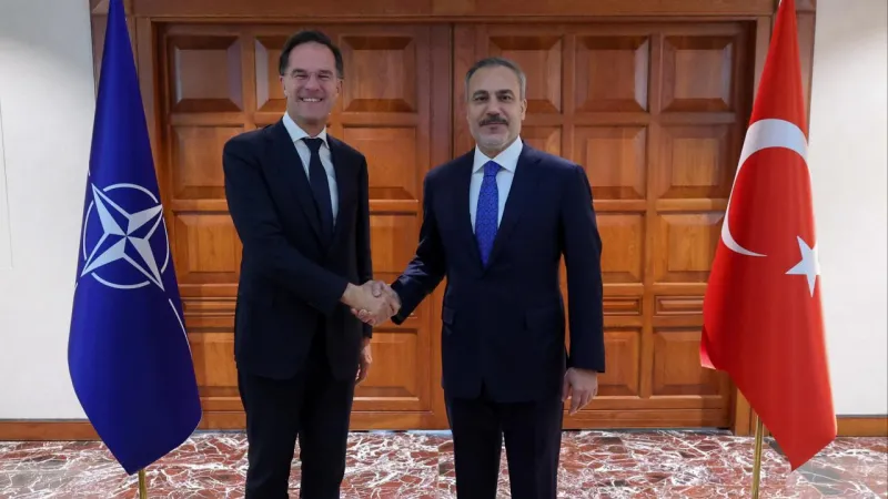 Bakan Fidan, NATO Genel Sekreteri Rutte ile görüştü