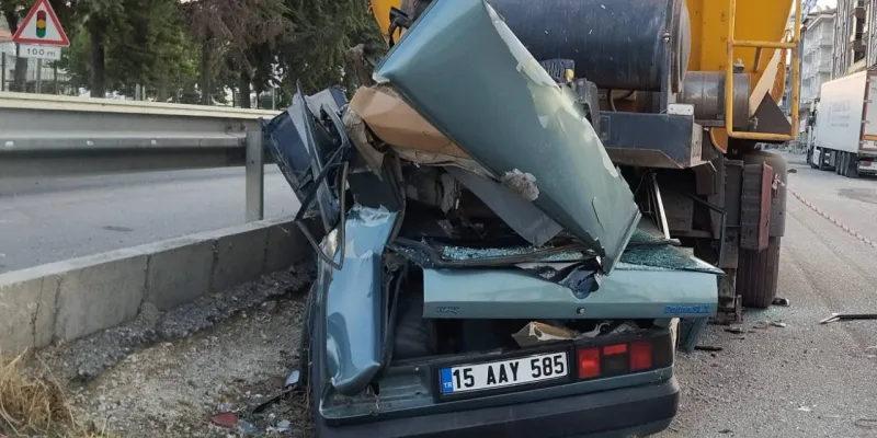 Burdur'da Kan Donduran Kaza! Sürücü Hayatını Kaybetti