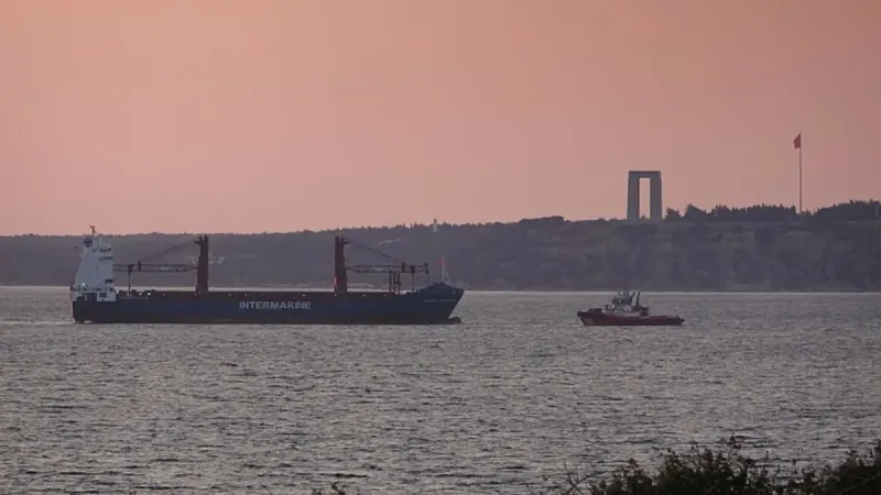 Çanakkale Boğazı'nda Korku Dolu Anlar! Gemide Yangın Paniği