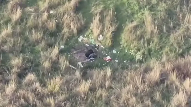 Esenyut'ta madde kullanan kişi drone devriyesiyle yakalandı