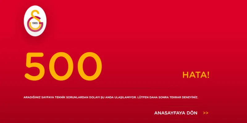 Galatasaray'ın sitesi çöktü