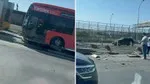 Haliç Köprüsü'nde metrobüs kazası!