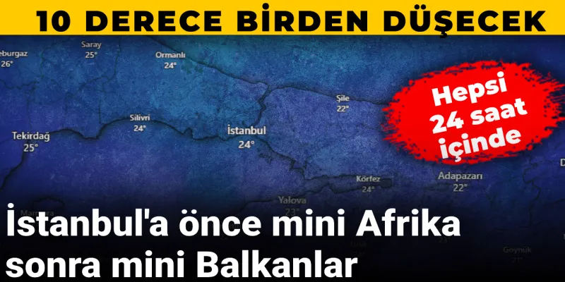 İstanbul'da Hava Şoku: Önce Afrika, Sonra Balkan Soğuğu!