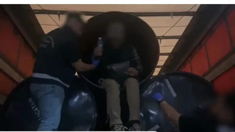 Kapıkule'de Şok Baskın! Çelik Borularda Göçmen Kaçakçılığı!