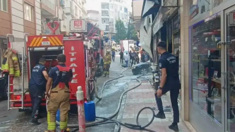 Manisa’da oto yıkamacı yangında öldü