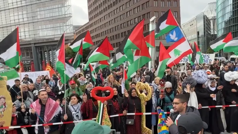 Gazze İçin Berlin Ayakta! İsrail'e Öfke Seli