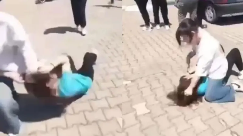 Bursa'da Akran Zorbalığı Şoku! Saçlarından Sürükledi!
