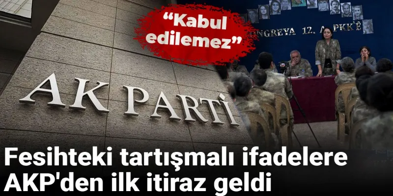 PKK Feshedildi Mi? AKP'den İlk Tepki: Kabul Edilemez!