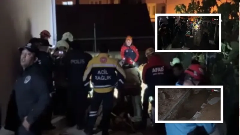 Gider borusunu tamir ederken göçük altında kaldı