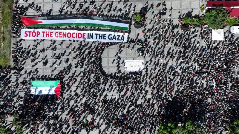 Gazze İçin Yürüyüş: İHH'dan İsrail'e Sert Tepki!
