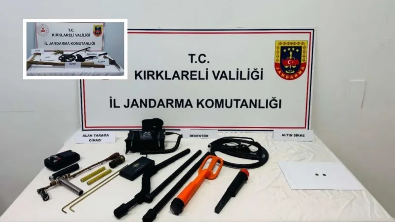 Kırklareli'nde Define Avcılarına Şok Baskın! 14 Gözaltı