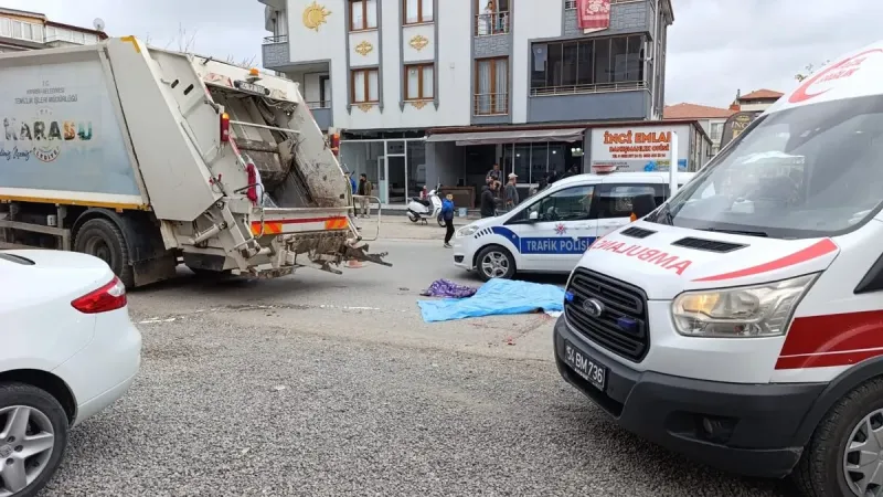 Sakarya'da Korkunç Kaza: Çöp Kamyonu Yaşlı Adamı Ezdi!