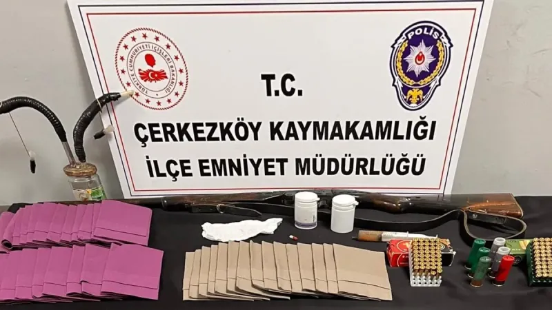 Çerkezköy'de Zehir Tacirlerine Şok Baskın! Neler Ele Geçti?