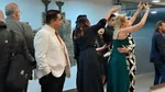 TRT spikerinin olaylı ödül gecesi! Yönetmene hakaret etti!
